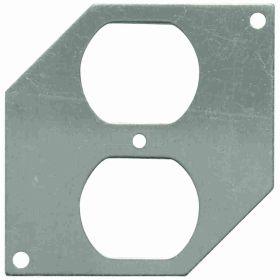 Pass & Seymour 4600-8P Weatherproof Cover Mounting Plate, 1-Outlet, Screw Mounting