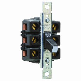 Pass & Seymour 7863 3-Way Manual Controller Switch, 600 VAC, 60 A, 3 hp