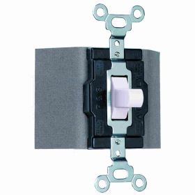 Pass & Seymour 1251-W Momentary Contact Double Throw Manual Controller Switch, 120/277 VAC, 20 A, 1 hp at 120 VAC/2 hp at 240 VAC, SPDT