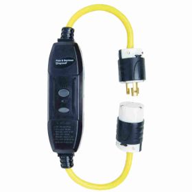 Pass & Seymour 1594-TL2A 2-Pole Auto Reset Portable GFCI In-Line Cord, 125 VAC, Conductor, 2.9 in L