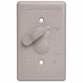 Pass & Seymour CA1-GL Heavy Duty Weatherproof Cover With Actuating Lever, 2.8 in L x 2.8 in W, Die Cast Zinc