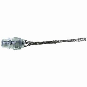 Pass & Seymour Flexcor CG408 Heavy Duty Cord Connector With Strain Relief Cord Grip, 1/2 in Trade, 3/8 to 1/2 in Dia Cable Openings, Aluminum