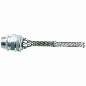 Pass & Seymour Flexcor CG1016 Heavy Duty Cord Connector With Strain Relief Cord Grip, 1-1/4 in Trade, 7/8 to 1 in Dia Cable Openings, Aluminum