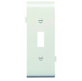 Pass & Seymour PJSC1-LA Semi-Jumbo Center Section Sectional Wallplate, 1 Gang, Light Almond, 5-1/2 in, Thermoplastic