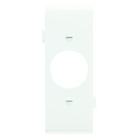 Pass & Seymour PJSC7-W Semi-Jumbo Center Section Sectional Wallplate, White, 5-1/2 in, Nylon