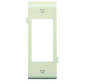 Pass & Seymour PJSC26-LA Semi-Jumbo Center Section Sectional Wallplate, Light Almond, 5-1/2 in, Nylon