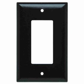 Pass & Seymour Sierraplex SPJ26 Junior Jumbo Wallplate, 1 Gang, Brown, 5 in H x 3-1/8 in W, Thermoplastic