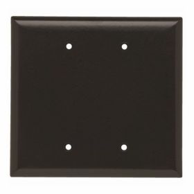 Pass & Seymour SPO23 Jumbo Toggle Wallplate, 2 Gangs, Brown, 5 in, Thermoplastic