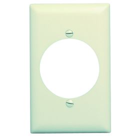 Pass & Seymour TradeMaster TP724-LA Standard Wallplate, 1 Gang, Light Almond, 5 in H x 2-15/16 in W, Nylon/Thermoplastic