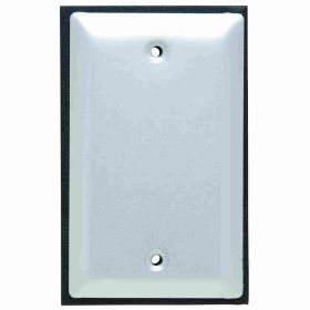 Pass & Seymour WPB1 Blank Weatherproof Outlet Box Cover, Aluminum