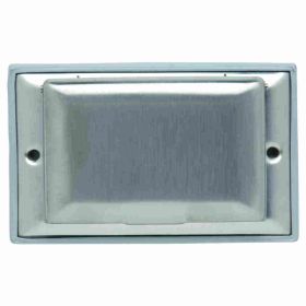 Pass & Seymour WPH26 Dustproof Wallplate Cover, Stainless Steel, Stainless Steel