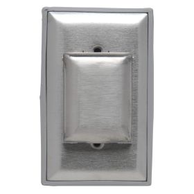 Pass & Seymour WP1 Weatherproof Toggle Switch Wallplate, 1 Gang, Silver, 7-1/2 in, Stainless Steel