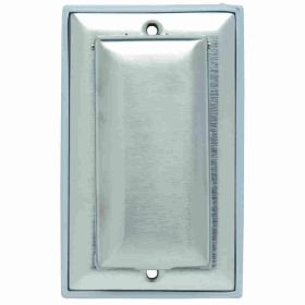 Pass & Seymour WP26 Decorator Dustproof GFCI While-In-Use Cover, 4-1/2 in L x 2-3/4 in W, Stainless Steel