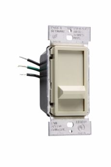 Pass & Seymour 94581-I Wide Slide Full-On Bypass Fan Speed Control Switch, 5 A, Slide Operational Mode, Thermoplastic, Ivory