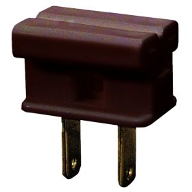 Pass & Seymour 123-P Non-Polarized Easy Wire Plug, 125 VAC, 3 to 10 A, Brown