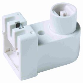 Pass & Seymour 464 Pedestal Plunger End Lampholder, 660 W, 600 VAC, 500/800 mA, Screw Fluorescent Lamp