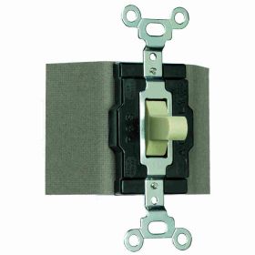 Pass & Seymour 1250-I Momentary Contact Double Throw Manual Controller Switch, 120/277 VAC, 15 A, 1/2 hp at 120 VAC/2 hp at 240 VAC, SPDT