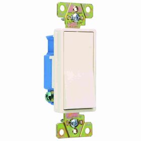 Pass & Seymour 2601-LA Decorator Switch, 120/277 VAC, 15 A, 1 W