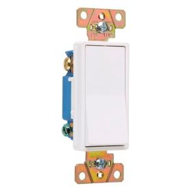 Pass & Seymour 2603-347W 3-Way Decorator Switch, 347 VAC, 15 A, 3 W