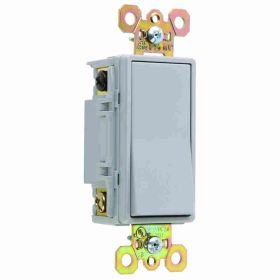 Pass & Seymour 2622-GRY Decorator Switch, 120/277 VAC, 20 A, 2 W