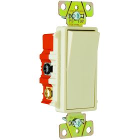 Pass & Seymour 2622-I Decorator Switch, 120/277 VAC, 20 A, 2 W