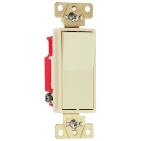 Pass & Seymour 2623-I 3-Way Decorator Switch, 120/277 VAC, 20 A, 3 W