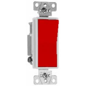 Pass & Seymour 2624-RED 4-Way Grounded Specification Grade Decorator Switch, 120/277 VAC, 20 A