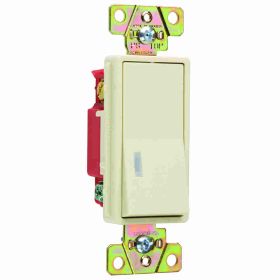 Pass & Seymour 2626-I 3-Way Illuminated Decorator Switch, 120 VAC, 20 A, 3 W