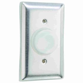 Pass & Seymour 4515 Weatherproof Outlet Box Cover With Bubble, 4.6 in L x 2-3/4 in W, Stainless Steel