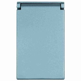 Pass & Seymour 7420 Weatherproof Outlet Box Cover, 4.6 in L x 2.813 in W x 3/4 in D, Aluminum