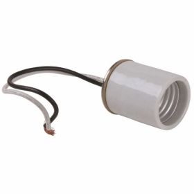 Pass & Seymour 10085 Keyless Single Circuit Lamp Holder, 660 W, 250 VAC, Medium Incandescent Lamp