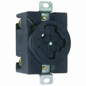 Pass & Seymour Turnlok 20443-N Non-Metallic Power Interrupting Receptacle, 480 VAC, 30 A, 3 Poles, 4 Wires