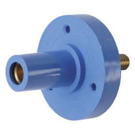 Pass & Seymour PSMFRSBL 15 Series Cam-Type Female Single Pole Receptacle, 600 VAC, 150 A, 8 to 2 AWG Wire, Threaded Stud, NEMA 3R/4