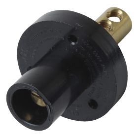 Pass & Seymour PSMMRBK 15 Series Panel Mount Connector, 600 VAC, 150 A, 8 to 2 AWG Wire, Male Connection, NEMA 3R/4