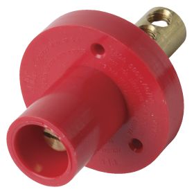 Pass & Seymour PSMMRR 15 Series Cam Type Male Single Pole Receptacle, 600 VAC, 150 A, 8 to 2 AWG Wire, Double Set Screw, NEMA 3R/4