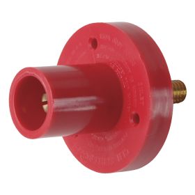 Pass & Seymour PSMMRSR 15 Series Cam-Type Male Single Pole Receptacle, 600 VAC, 150 A, 8 to 2 AWG Wire, Threaded Stud, NEMA 3R/4