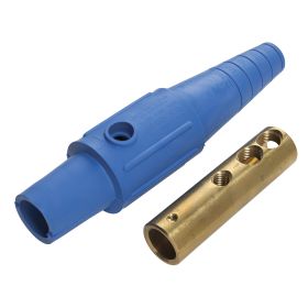 Pass & Seymour PS20-FBBL 16 Series 1-Pole Cam Type In-Line Connector, 600 VAC, 400 A, 2 to 2/0 AWG Wire, Female, NEMA 3R/4