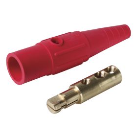 Pass & Seymour PS20-MBR 16 Series 1-Pole Cam Type Male In-Line Connector, 600 VAC, 400 A, 2 to 2/0 AWG Wire, NEMA 3R/4