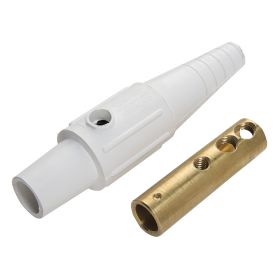 Pass & Seymour PS40-FBW 16 Series Cam Type Inline Connector, 600 VAC, 400 A, 2/0 to 4/0 AWG Wire, Female Connection, NEMA 3R/4