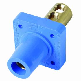 Pass & Seymour PS40-FRSBBL 16 Series Cam-Type Female Single Pole Receptacle, 600 VAC, 400 A, 2 to 4/0 AWG Wire, Threaded Stud, NEMA 3R/4