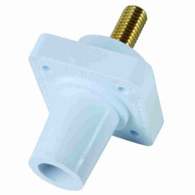 Pass & Seymour PS40-FRSBW 16 Series Cam Type Female Single Pole Receptacle, 600 VAC, 400 A, 2 to 4/0 AWG Wire, Threaded Stud, NEMA 3R/4