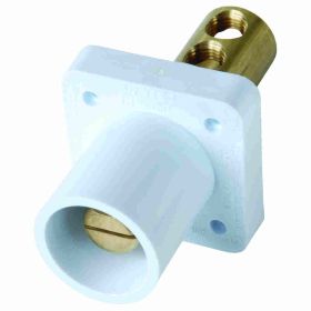 Pass & Seymour PS40-MRBW 16 Series Panel Mount Connector, 600 VAC, 400 A, 2/0 to 4/0 AWG Wire, Male Connection, NEMA 3R/4