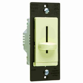 Pass & Seymour LS600-I LS TradeMaster Decorator Dimmer Switch, 120 VAC, 1 Pole, ON/OFF Operation Mode, Ivory