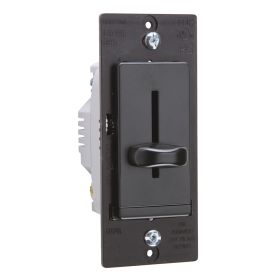 Pass & Seymour LSLV600-BK Magnetic Low Voltage Dimmer, 120 VAC, 1 Pole, 3-Way Mode, Black