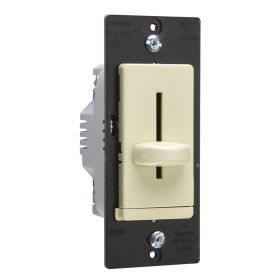 Pass & Seymour LSLV600-I LS TradeMaster Magnetic Decorator Low Voltage Dimmer, 120 VAC, 1 Pole, ON/OFF Operation Mode, Ivory