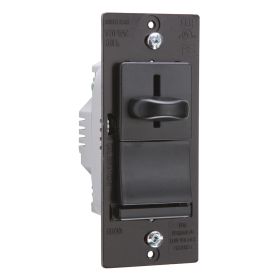 Pass & Seymour LSLV600-PBK Magnetic Low Voltage Dimmer, 120 VAC, 1 Pole, 3-Way Mode, Black