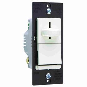 Pass & Seymour LSLV600-PLA LS TradeMaster Magnetic Decorator Low Voltage Dimmer, 120 VAC, 1 Pole, ON/OFF Operation Mode, Light Almond