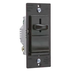 Pass & Seymour LSLV603-PBK Magnetic Low Voltage Dimmer, 120 VAC, 1 Pole, 3-Way Mode, Black