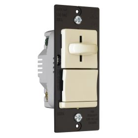 Pass & Seymour LSLV603-PI Magnetic Low Voltage Dimmer, 120 VAC, 1 Pole, 3-Way Mode, Ivory