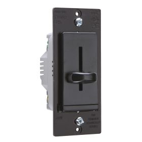 Pass & Seymour LS600-BK LS TradeMaster Decorator Dimmer Switch, 120 VAC, 1 Pole, ON/OFF Operation Mode, Black